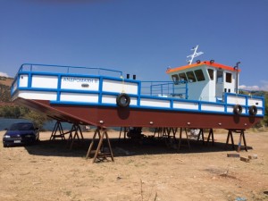Ναυπήγηση σκάφους ΑΝΔΡΟΜΑΧΗ ΙΙΙ και πλεύση του.