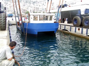 Ναυπήγηση σκάφους IONIAN CAT II και πλεύση του.