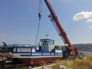 Ναυπήγηση σκάφους ΚΑΠΕΤΑΝ ΠΑΥΛΟΣ και πλεύση του.