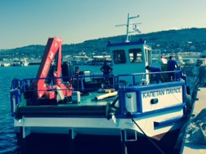 Ναυπήγηση σκάφους ΚΑΠΕΤΑΝ ΠΑΥΛΟΣ και πλεύση του.