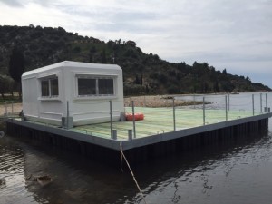 Κατασκευή βοηθητική εξέδρα εργασίας ΟΣΤΡΙΑ για την ιχθυοκαλλιέργεια.