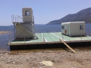 Κατασκευή βοηθητική εξέδρα εργασίας ΑΦΡΟΔΙΤΗ για την ιχθυοκαλλιέργεια.