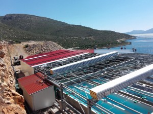 Μεταλλικό κτίριο συνολικής επιφάνειας 1100μ2