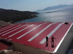 Μεταλλικό κτίριο συνολικής επιφάνειας 1100μ2
