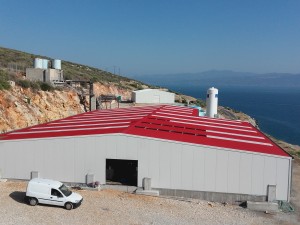 Μεταλλικό κτίριο συνολικής επιφάνειας 1100μ2