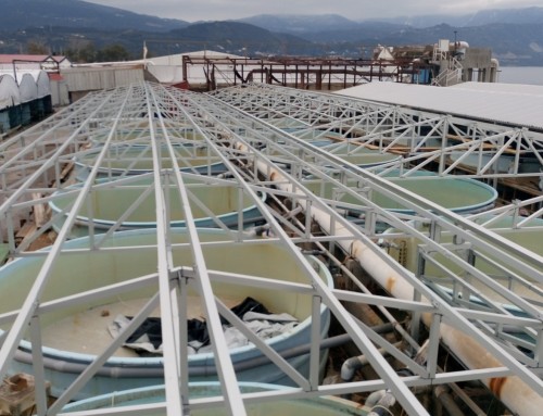 Κατασκευή στέγαστρου δεξαμενών